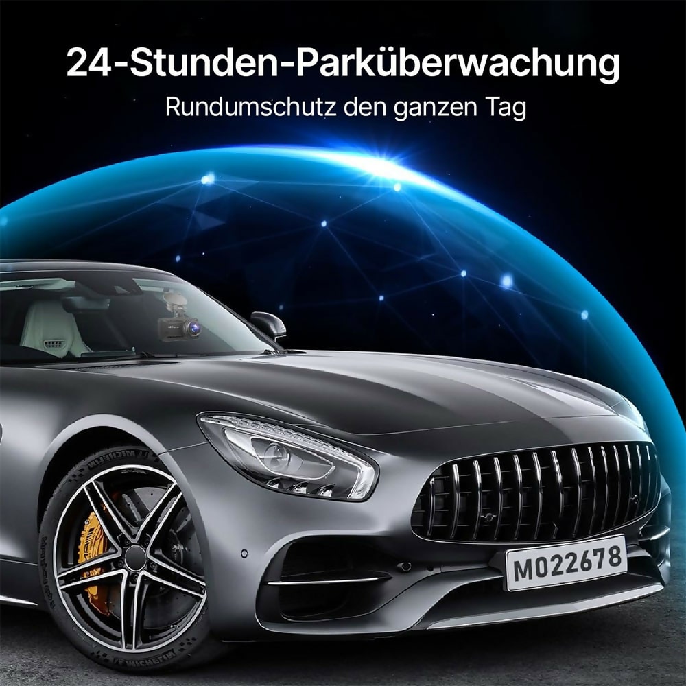 4K Dashcam mit 3,94" Bildschirm / Vorne & hinten / Autokamera mit 170° Weitwinkelansicht / Nachtsicht / Parküberwachung / G-Sensor