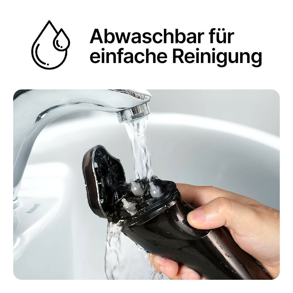 Herrenrasierer V1 Pro – Ultra-präzise 4D-Klingen und integrierter Trimmer für eine gründliche und angenehme Rasur