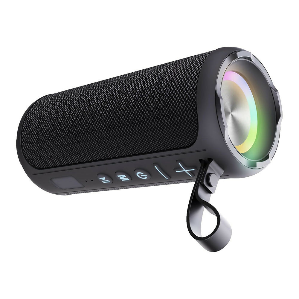 Kraftvoller Bluetooth Lautsprecher mit HD-Sound / LED Lichtern / IPX6 wasserdicht / Bluetooth 5.1 & Multipairing-Funktion / 20 W Dual-Lautsprecher-Subwoofer